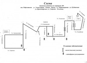 Схема движения 23 автобуса на карте Схема движения 23 автобуса на карте